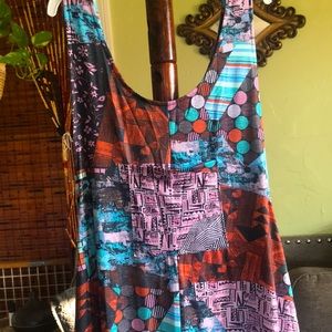 Oversized Artsy Overalls/Romper